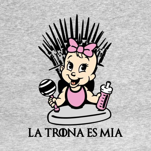 La trona es mía (versión niña). by Yolanda84